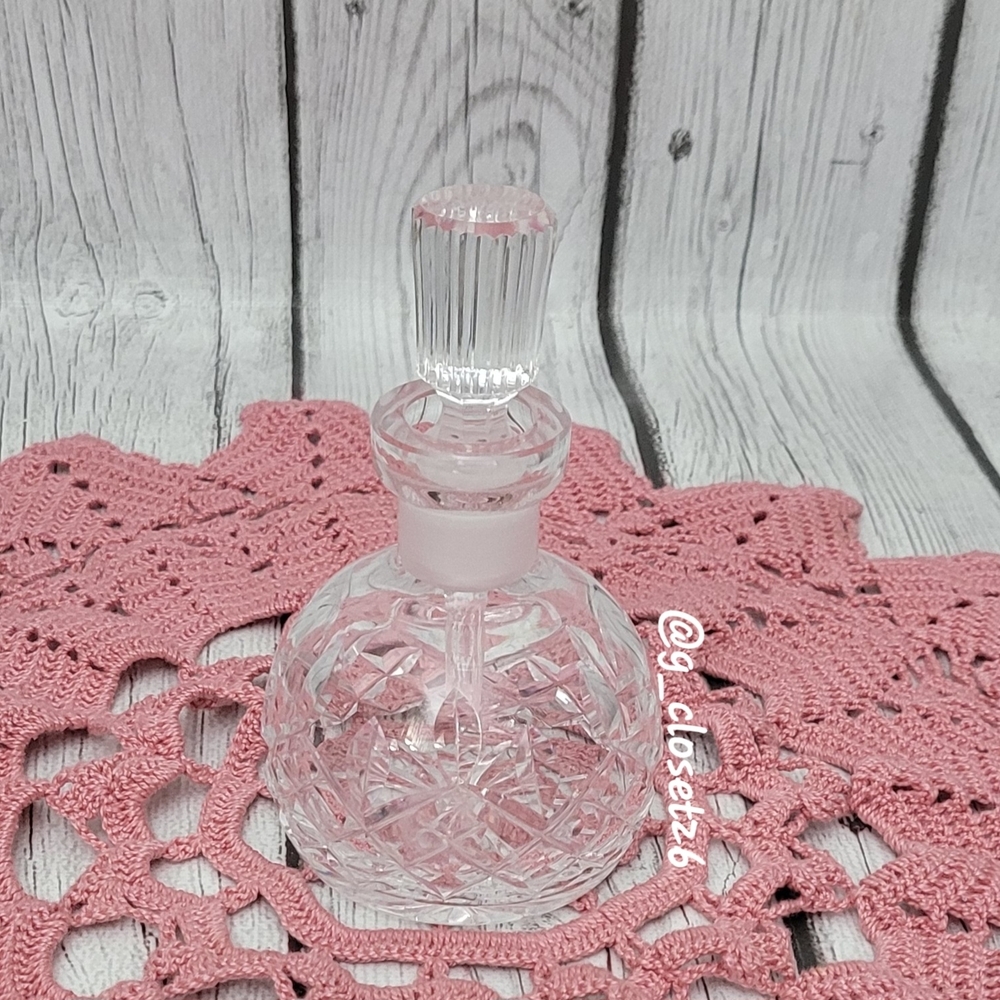 Waterford Crystal Perfume Bottle With Beautiful Crystal Dauber